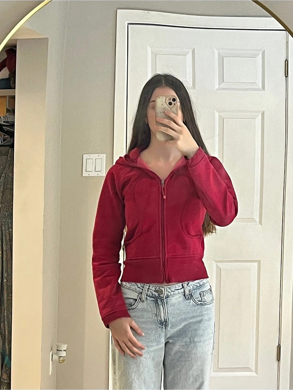 Lululemon Scuba Hoodie XS Pink Full-Zip Hooded Jacket